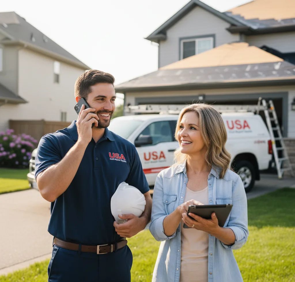 USA Roof Repair Experts customer support in Holcombe